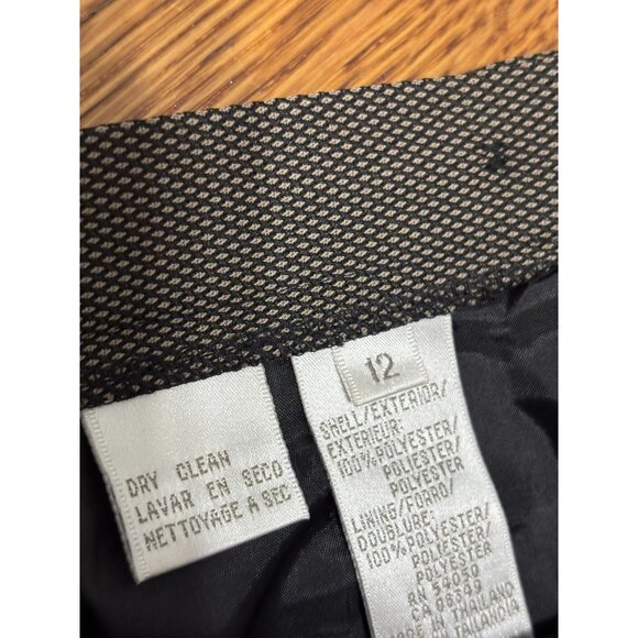 Jones New York Womens Skirt Suit Size 12 Green Pindot Blazer Jacket Career - Picture 5 of 8